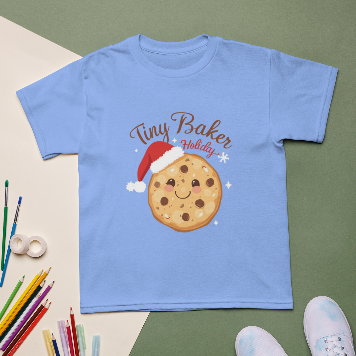 Tiny Baker Holiday V3 | Kids T-Shirt Apparel > Kids' T-Shirts ZomaModa