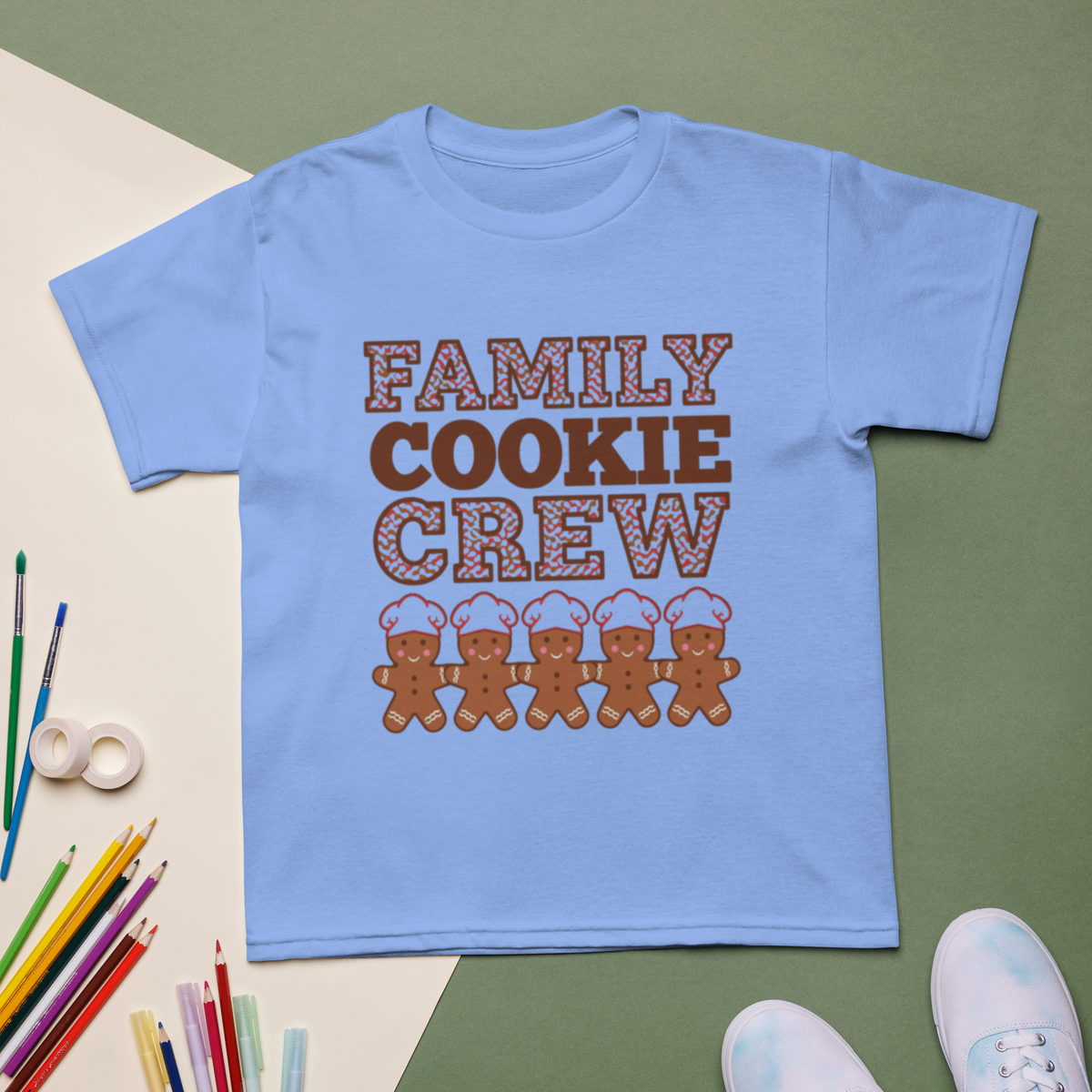 Family Cookie Crew V1 | Kids T-Shirt Apparel > Kids' T-Shirts ZomaModa