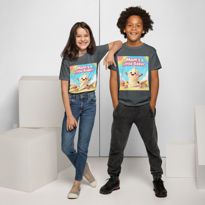 Mom’s Little Baker V1 | Youth t-shirt Apparel > Kids' T-Shirts ZomaModa