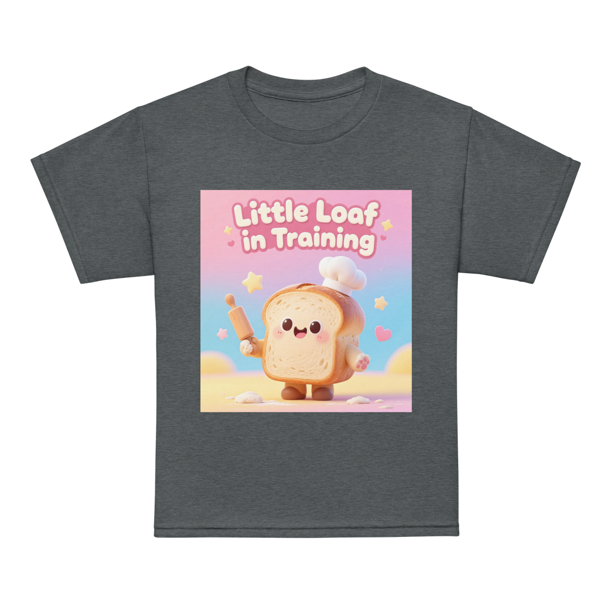 Little Loaf in Training V1 | Youth t-shirt Dark Heather Apparel > Kids' T-Shirts ZomaModa