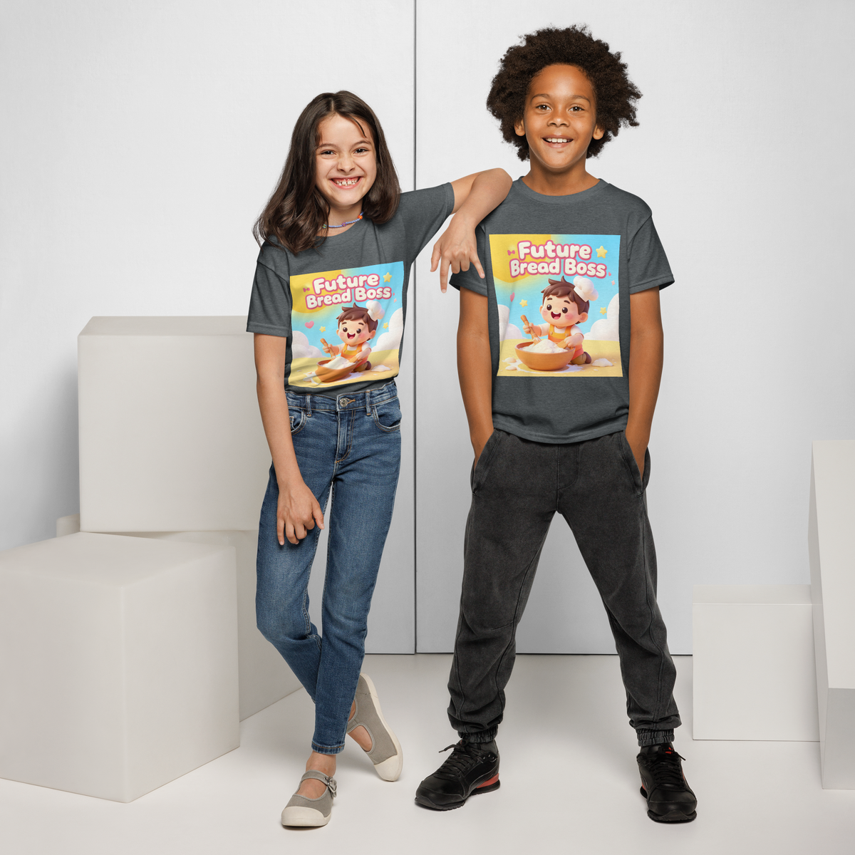 Future Bread Boss V1 | Youth t-shirt Apparel > Kids' T-Shirts ZomaModa