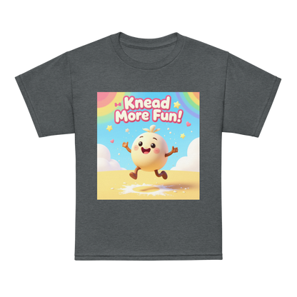 Knead More Fun V1 | Youth t-shirt Dark Heather Apparel > Kids' T-Shirts ZomaModa