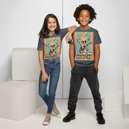 Rolling Pin Rock Star V2 | Youth t-shirt Apparel > Kids' T-Shirts ZomaModa