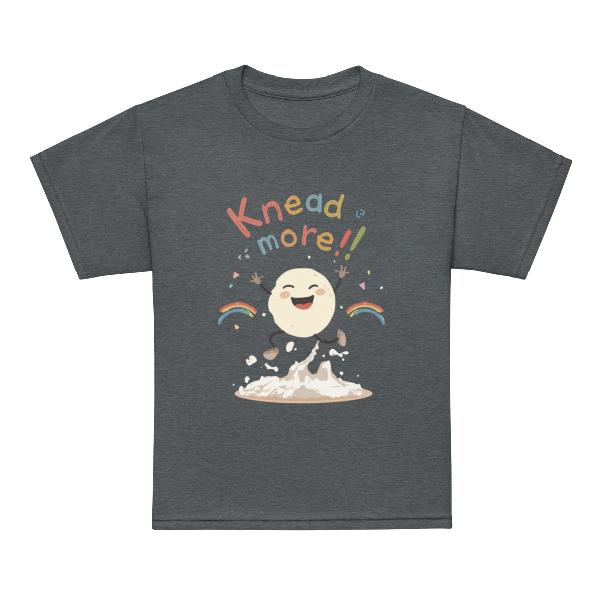 Knead More Fun V2 | Youth t-shirt Dark Heather Apparel > Kids' T-Shirts ZomaModa