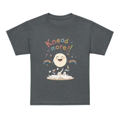 Knead More Fun V2 | Youth t-shirt Dark Heather Apparel > Kids' T-Shirts ZomaModa