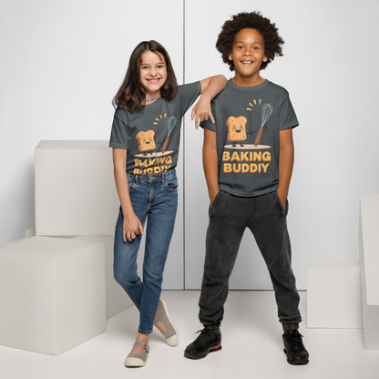 Baking Buddy V2 | Youth t-shirt Apparel > Kids' T-Shirts ZomaModa