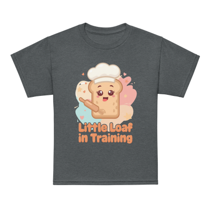 Little Loaf in Training V3 | Youth t-shirt Dark Heather Apparel > Kids' T-Shirts ZomaModa