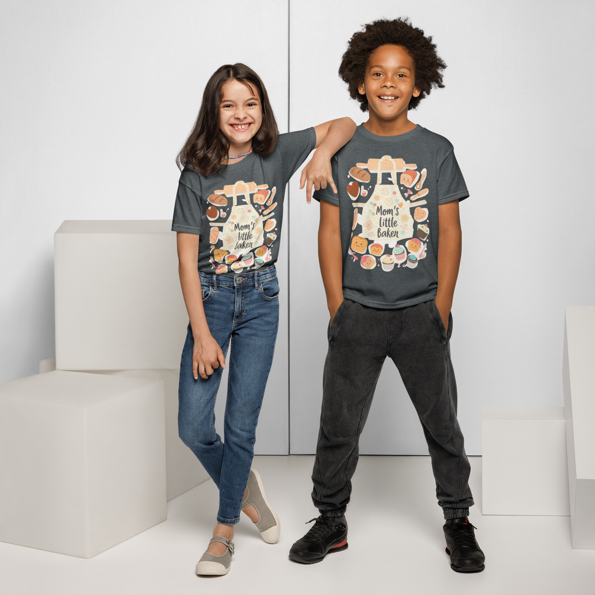Mom’s Little Baker V2 | Youth t-shirt Apparel > Kids' T-Shirts ZomaModa