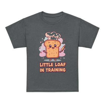 Little Loaf in Training V4 | Youth t-shirt Dark Heather Apparel > Kids' T-Shirts ZomaModa