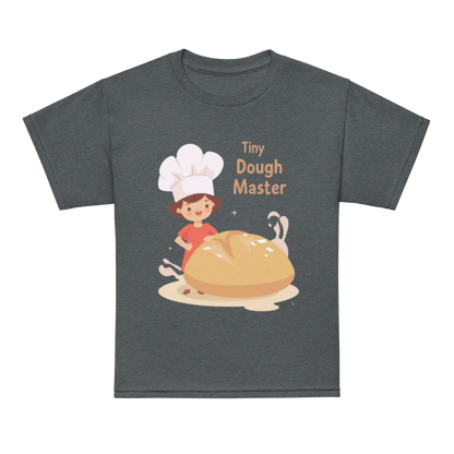 Tiny Dough Master V4 | Youth t-shirt Dark Heather Apparel > Kids' T-Shirts ZomaModa