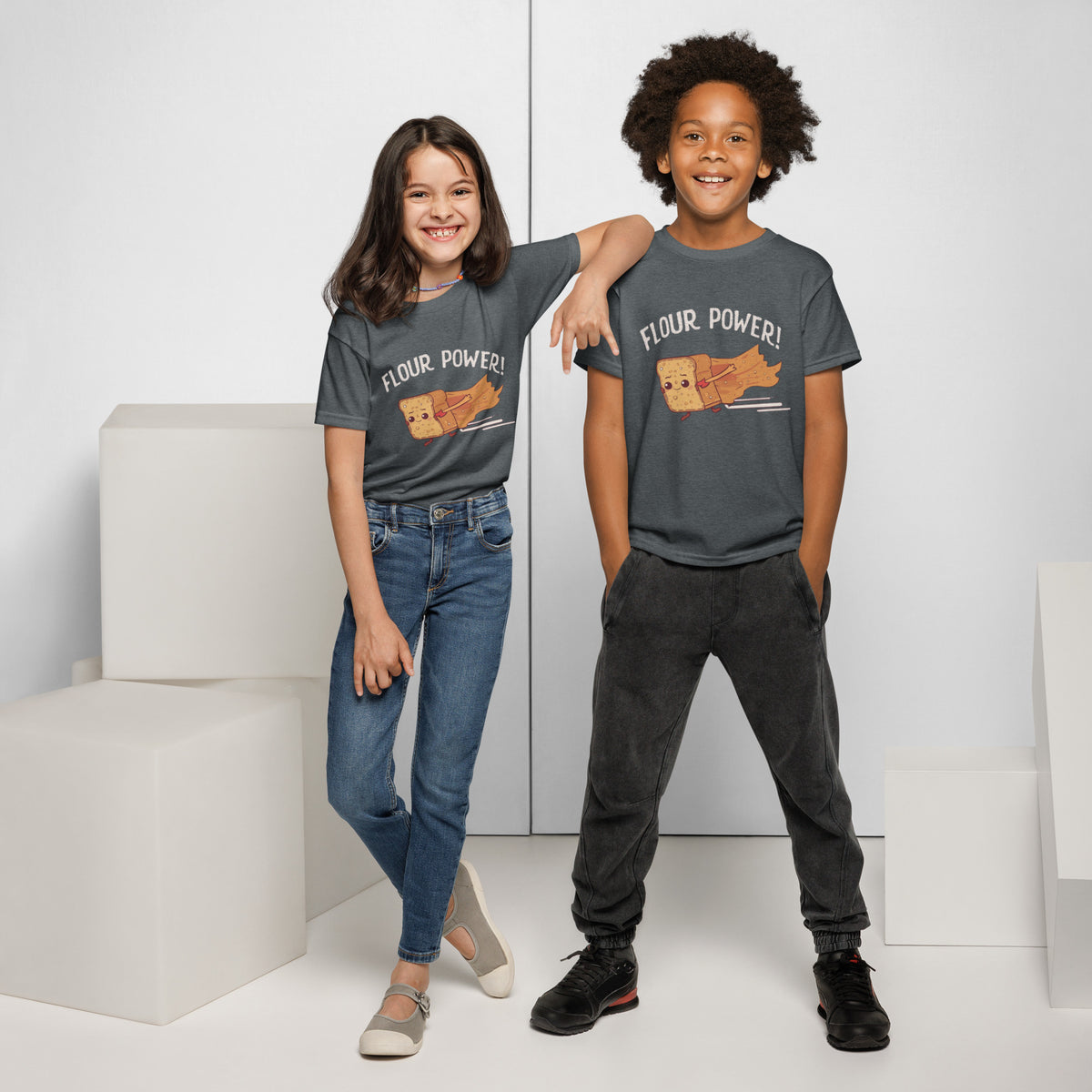 Flour Power V2 | Youth t-shirt Apparel > Kids' T-Shirts ZomaModa