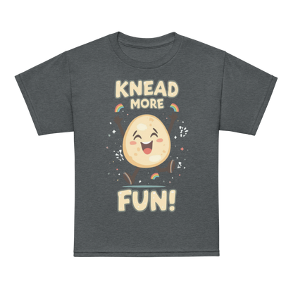 Knead More Fun V3 | Youth t-shirt Dark Heather Apparel > Kids' T-Shirts ZomaModa