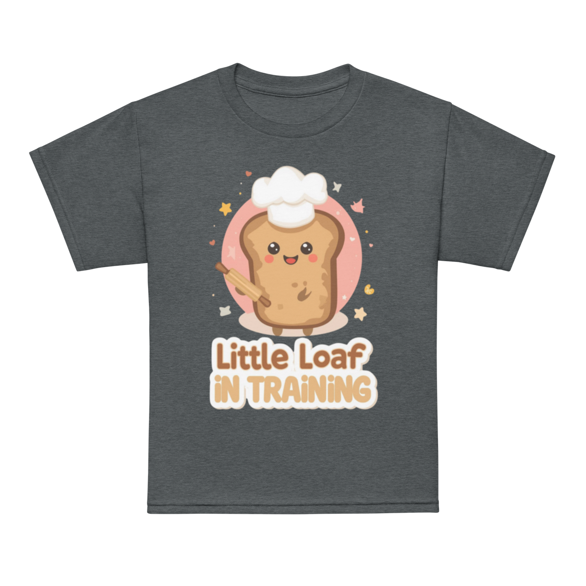Little Loaf in Training V5 | Youth t-shirt Dark Heather Apparel > Kids' T-Shirts ZomaModa