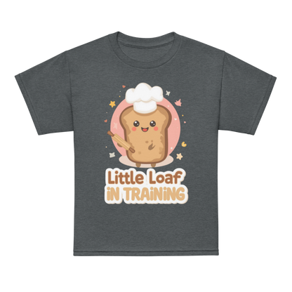 Little Loaf in Training V5 | Youth t-shirt Dark Heather Apparel > Kids' T-Shirts ZomaModa