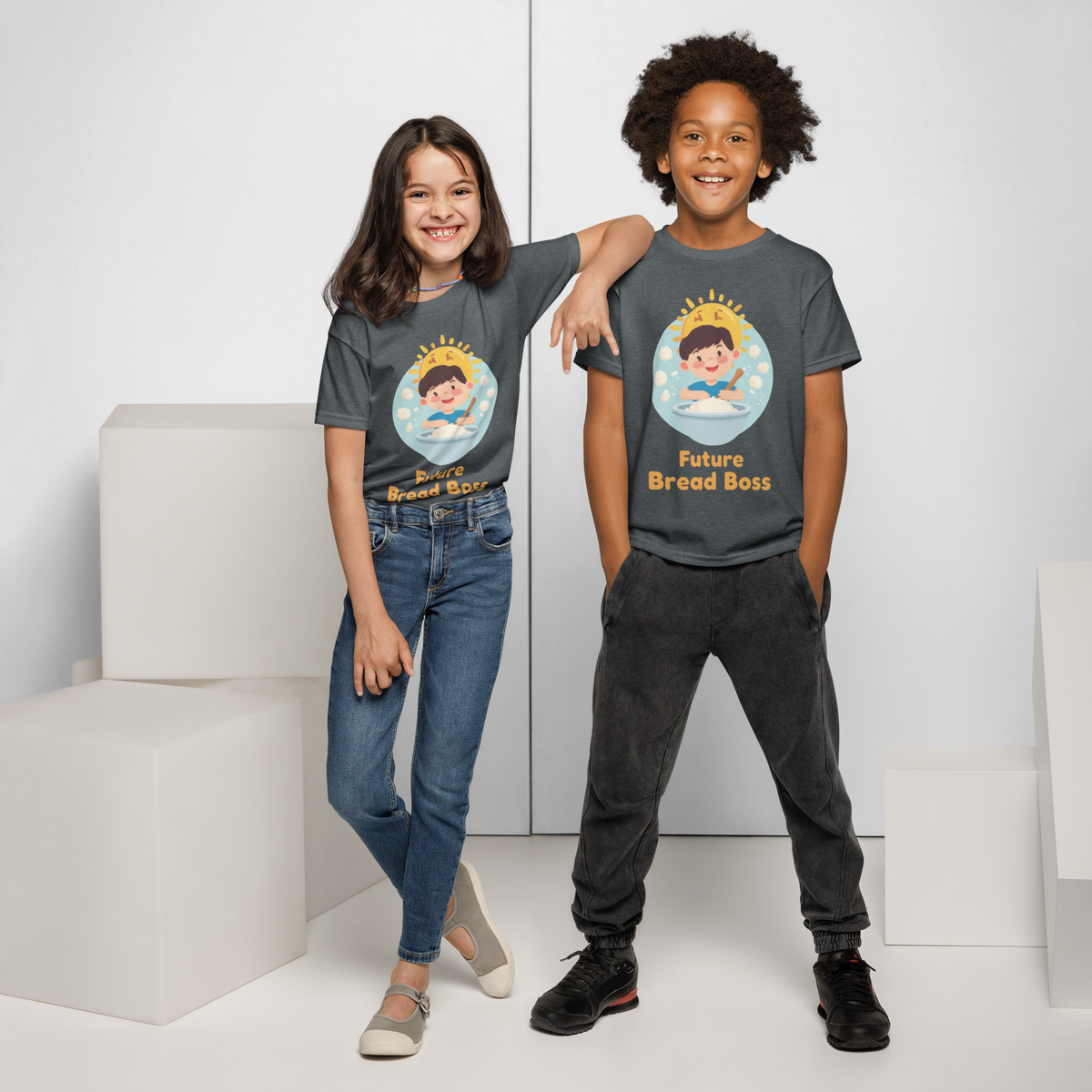 Future Bread Boss V3 | Youth t-shirt Apparel > Kids' T-Shirts ZomaModa