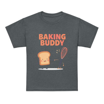 Baking Buddy V5 | Youth t-shirt Dark Heather Apparel > Kids' T-Shirts ZomaModa