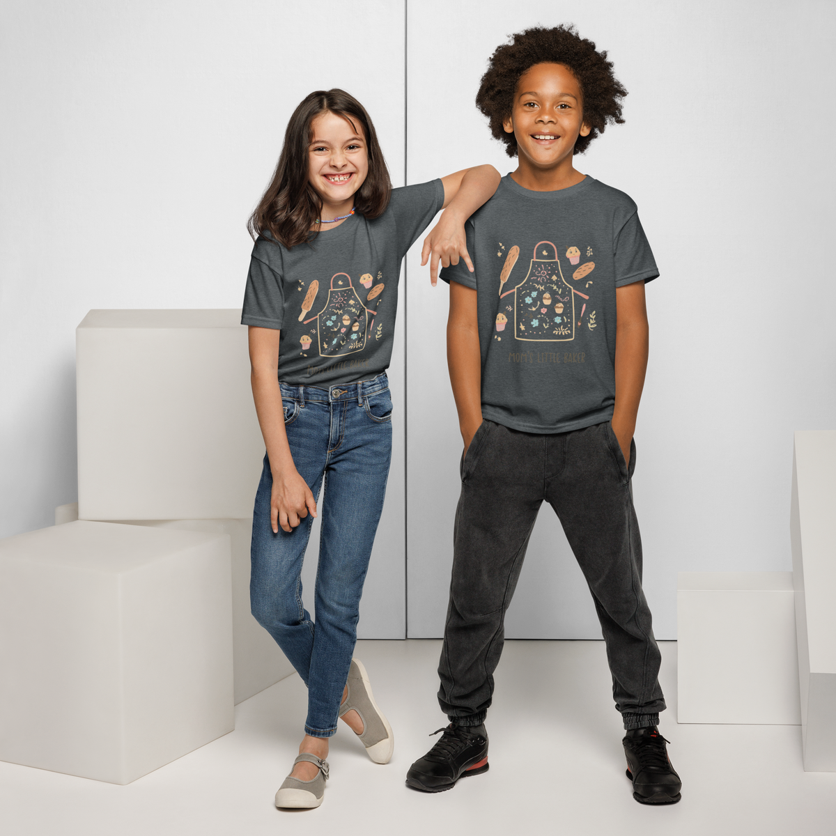 Mom’s Little Baker V4 | Youth t-shirt Apparel > Kids' T-Shirts ZomaModa