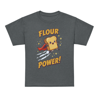 Flour Power V5 | Youth t-shirt Dark Heather Apparel > Kids' T-Shirts ZomaModa
