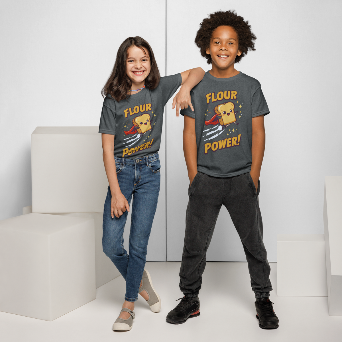 Flour Power V5 | Youth t-shirt Apparel > Kids' T-Shirts ZomaModa