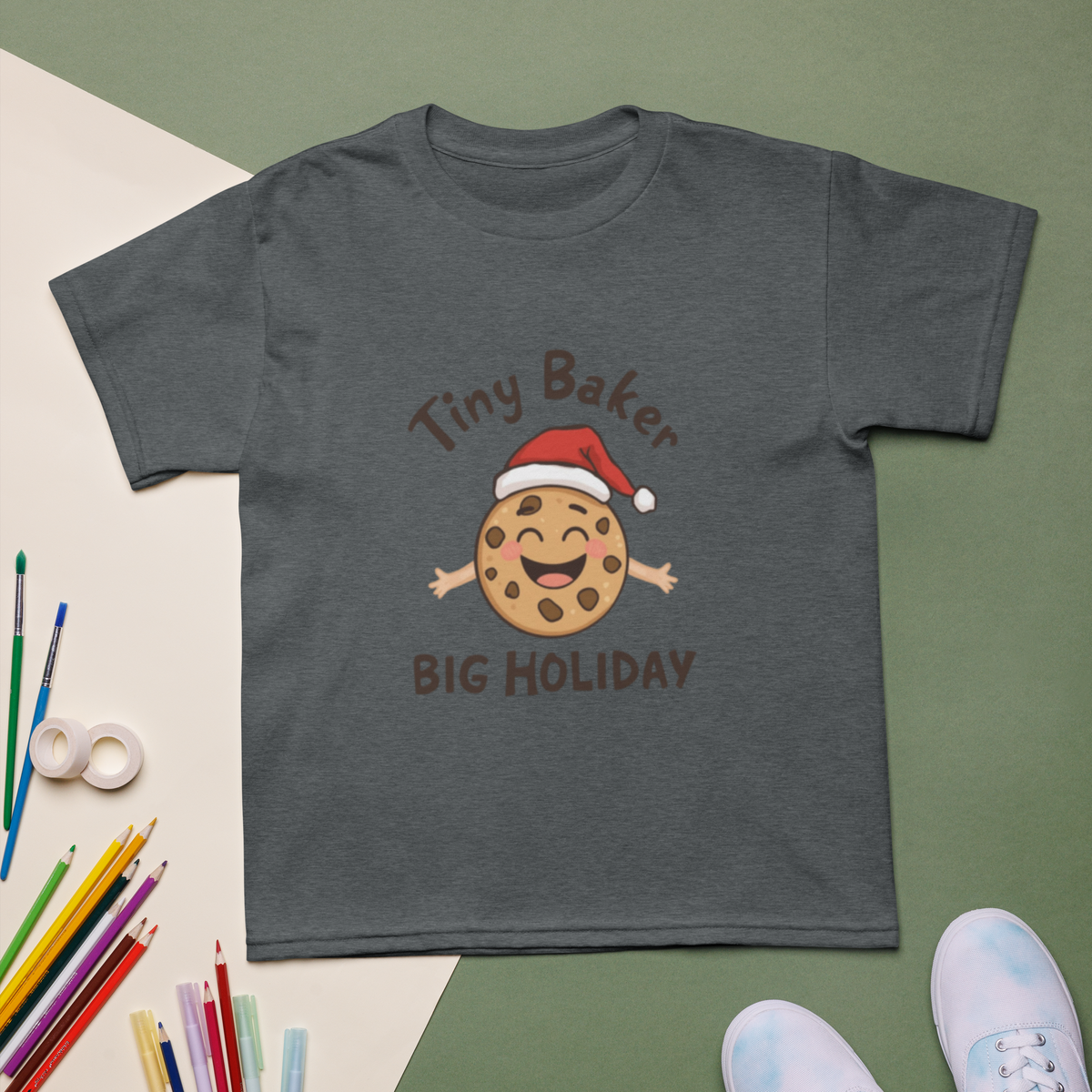 Tiny Baker Holiday V1 | Kids T-Shirt Apparel > Kids' T-Shirts ZomaModa