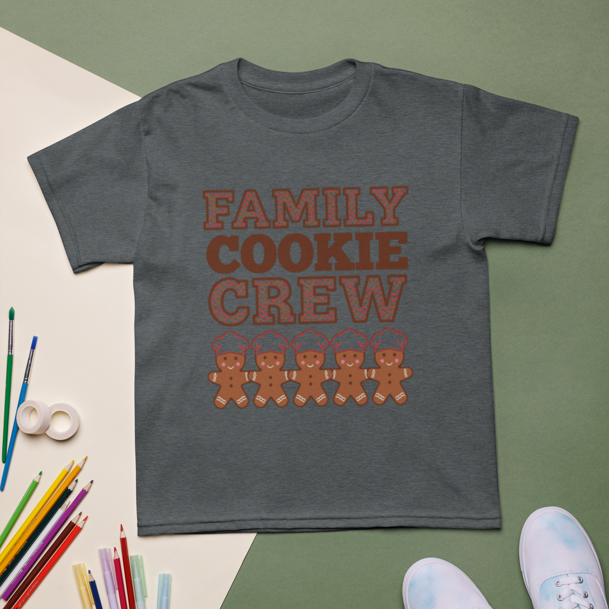Family Cookie Crew V1 | Kids T-Shirt Apparel > Kids' T-Shirts ZomaModa