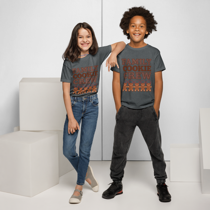 Family Cookie Crew V1 | Kids T-Shirt Dark Heather Apparel > Kids' T-Shirts ZomaModa