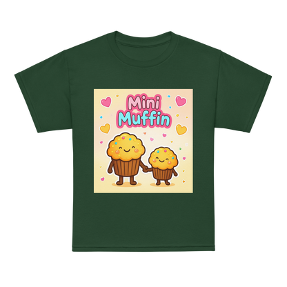 Mini Muffin Maker V1 | Youth t-shirt Forest Green Apparel > Kids' T-Shirts ZomaModa