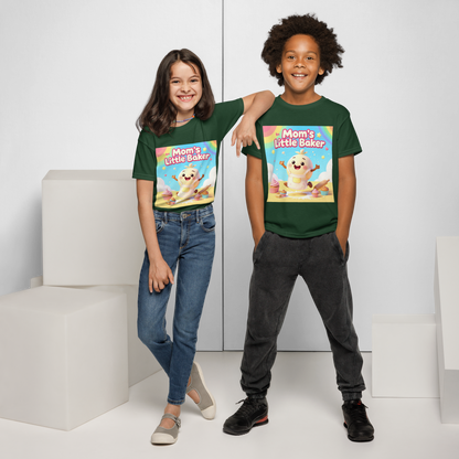 Mom’s Little Baker V1 | Youth t-shirt Apparel > Kids' T-Shirts ZomaModa