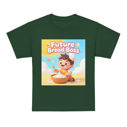 Future Bread Boss V1 | Youth t-shirt Forest Green Apparel > Kids' T-Shirts ZomaModa