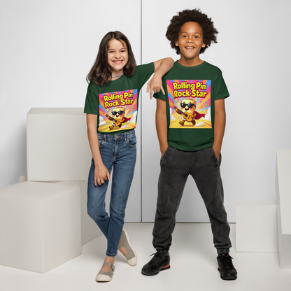 Rolling Pin Rock Star V1 | Youth t-shirt Apparel > Kids' T-Shirts ZomaModa