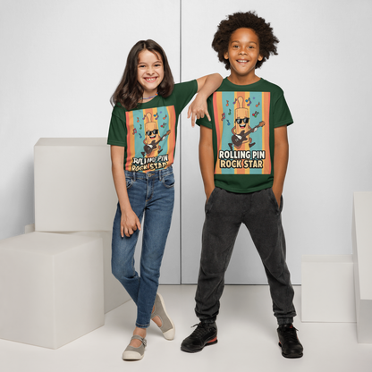 Rolling Pin Rock Star V2 | Youth t-shirt Apparel > Kids' T-Shirts ZomaModa