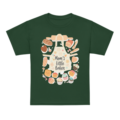 Mom’s Little Baker V2 | Youth t-shirt Forest Green Apparel > Kids' T-Shirts ZomaModa