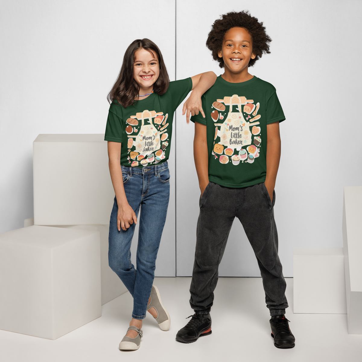 Mom’s Little Baker V2 | Youth t-shirt Apparel > Kids' T-Shirts ZomaModa