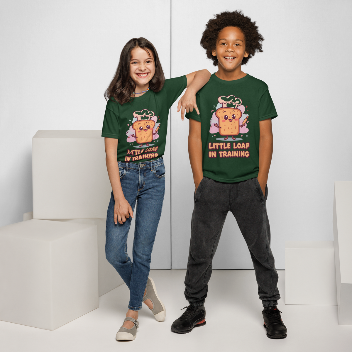 Little Loaf in Training V4 | Youth t-shirt Apparel > Kids' T-Shirts ZomaModa