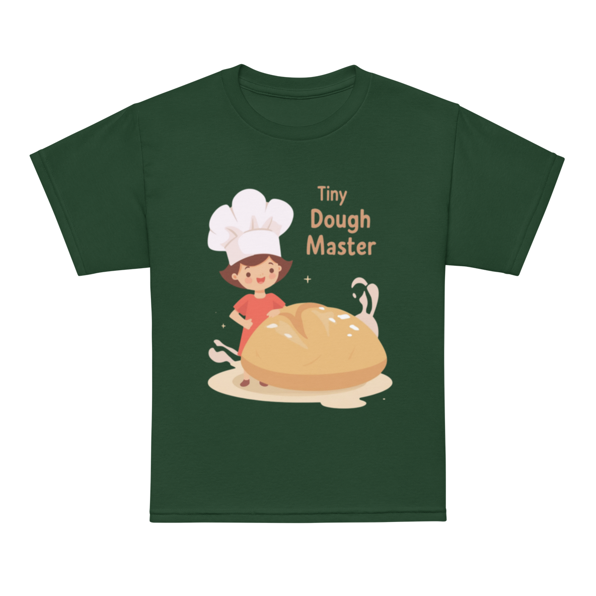Tiny Dough Master V4 | Youth t-shirt Forest Green Apparel > Kids' T-Shirts ZomaModa