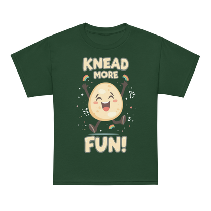 Knead More Fun V3 | Youth t-shirt Forest Green Apparel > Kids' T-Shirts ZomaModa