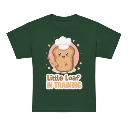 Little Loaf in Training V5 | Youth t-shirt Forest Green Apparel > Kids' T-Shirts ZomaModa