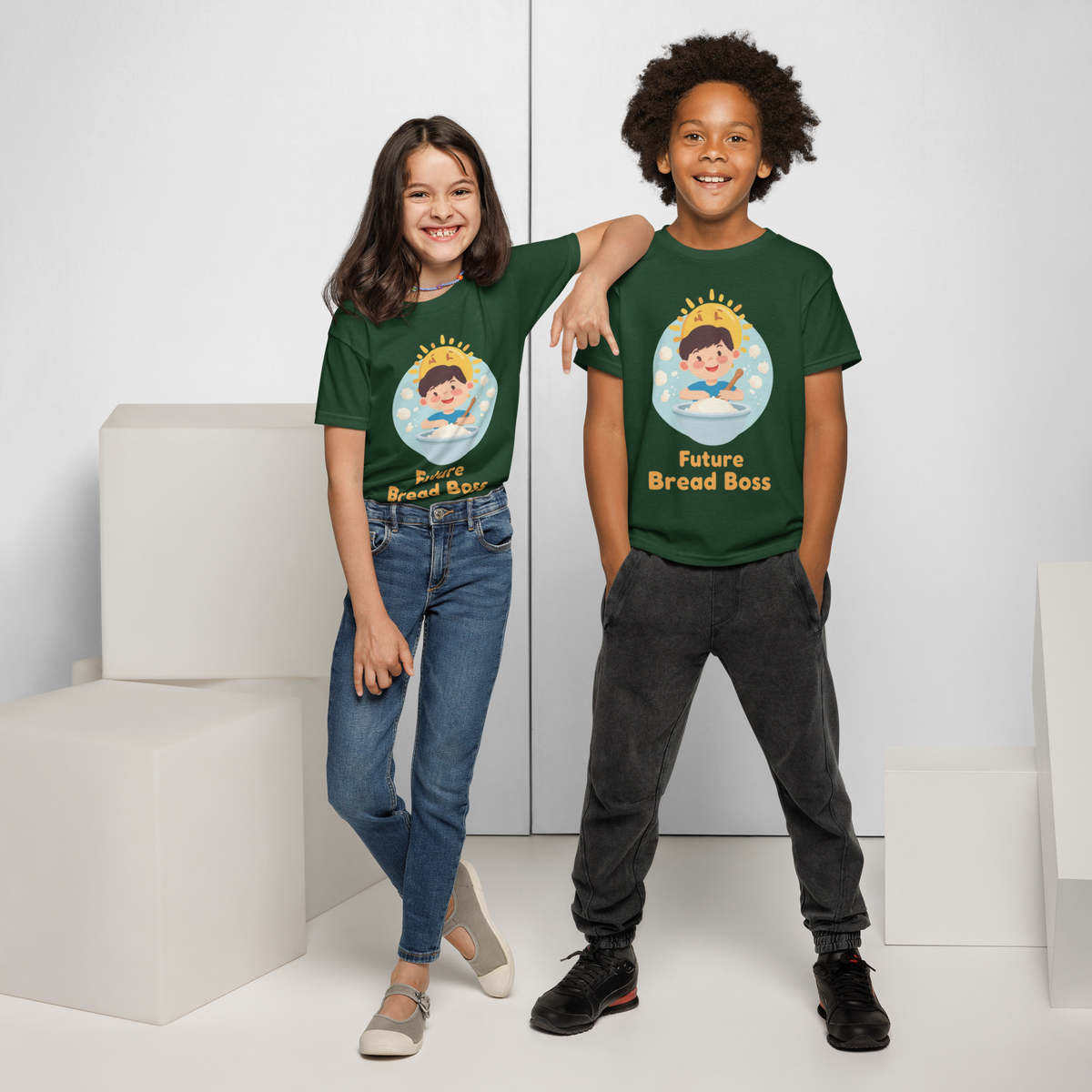 Future Bread Boss V3 | Youth t-shirt Apparel > Kids' T-Shirts ZomaModa