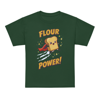 Flour Power V5 | Youth t-shirt Forest Green Apparel > Kids' T-Shirts ZomaModa