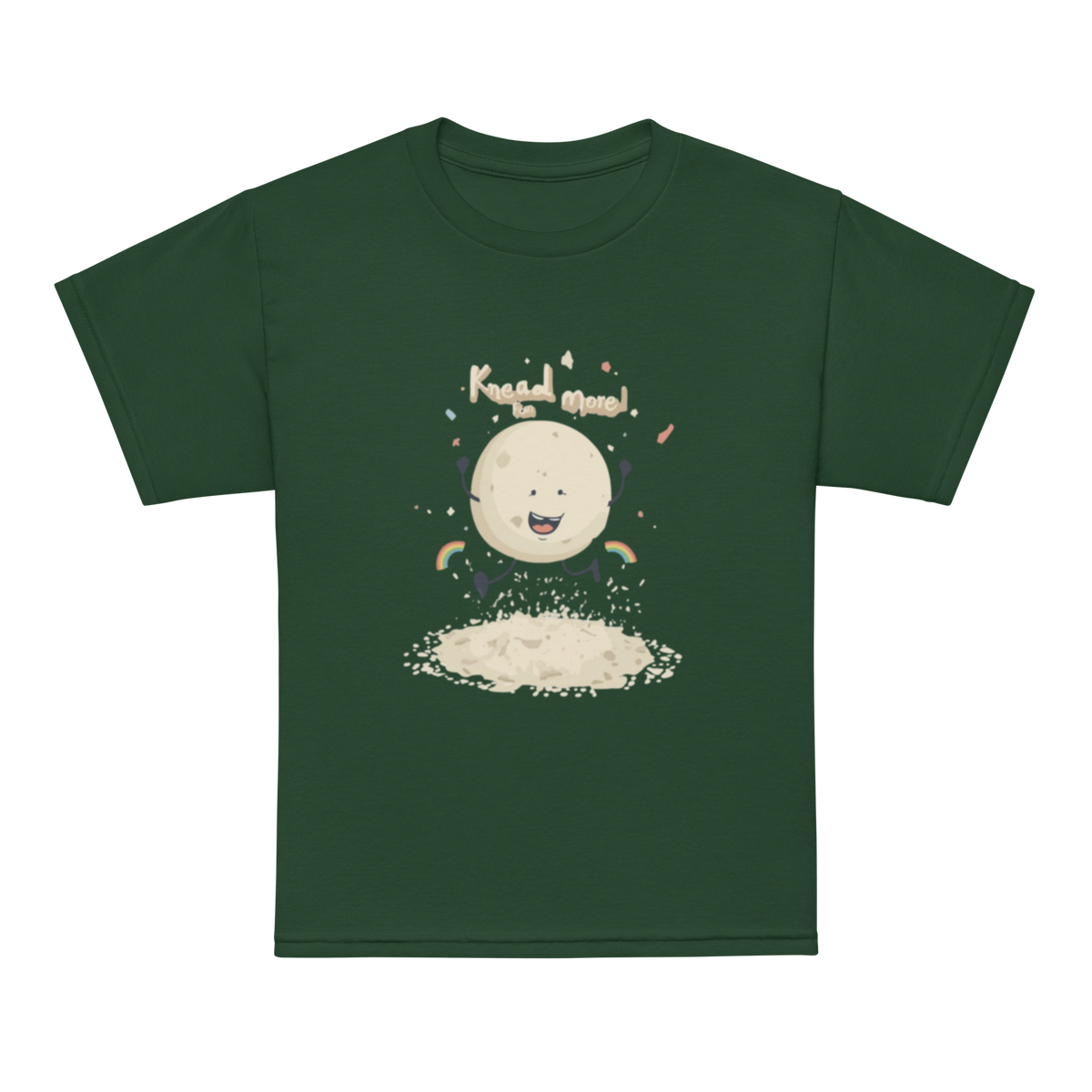 Knead More Fun V4 | Youth t-shirt Forest Green Apparel > Kids' T-Shirts ZomaModa