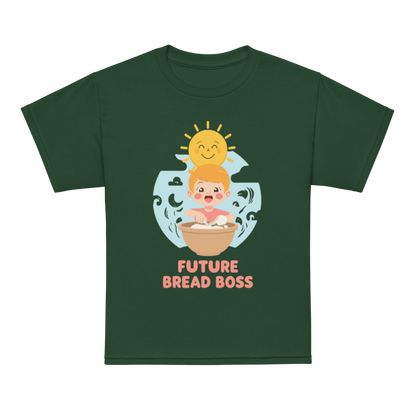 Future Bread Boss V5 | Youth t-shirt Forest Green Apparel > Kids' T-Shirts ZomaModa