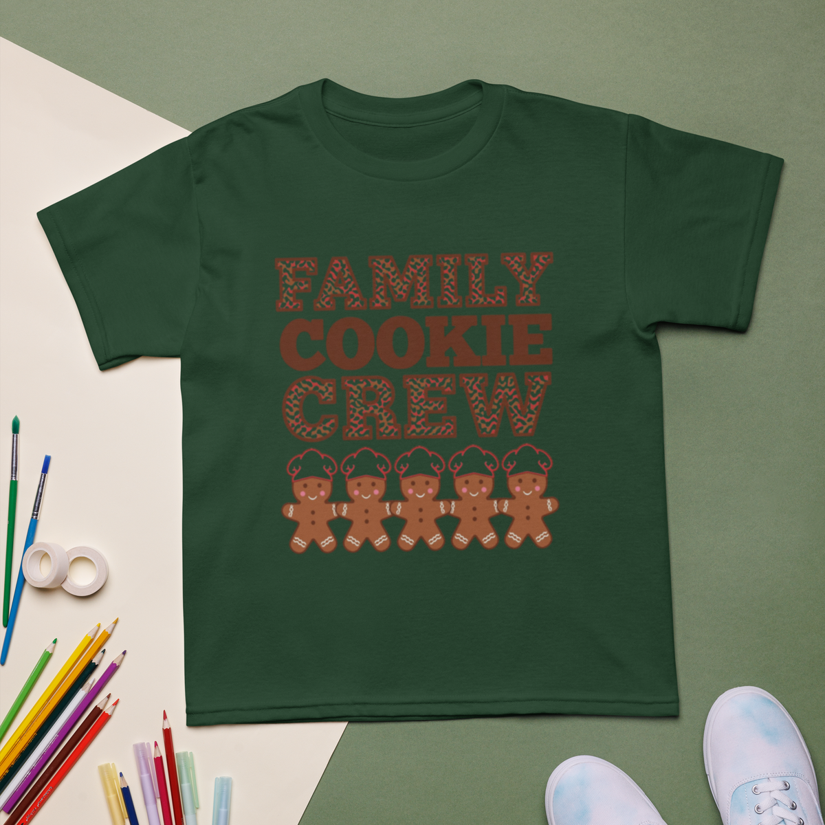 Family Cookie Crew V1 | Kids T-Shirt Apparel > Kids' T-Shirts ZomaModa