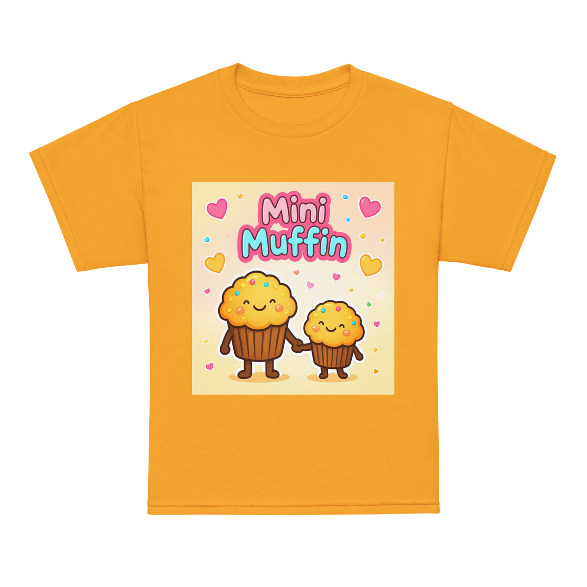 Mini Muffin Maker V1 | Youth t-shirt Gold Apparel > Kids' T-Shirts ZomaModa