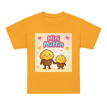 Mini Muffin Maker V1 | Youth t-shirt Gold Apparel > Kids' T-Shirts ZomaModa
