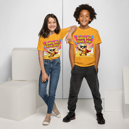 Rolling Pin Rock Star V1 | Youth t-shirt Apparel > Kids' T-Shirts ZomaModa