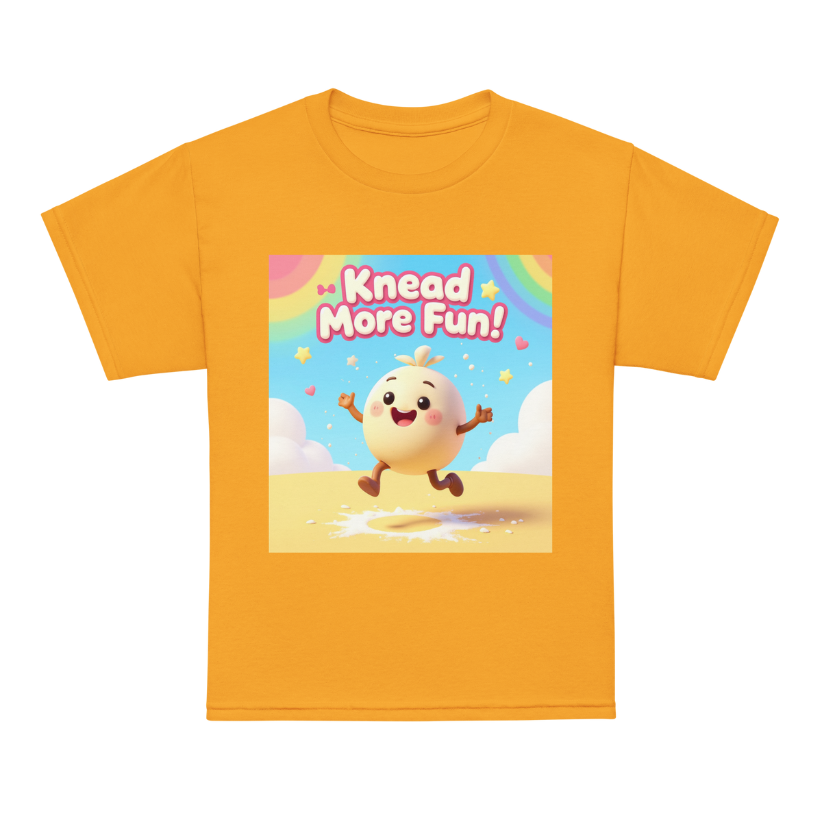 Knead More Fun V1 | Youth t-shirt Gold Apparel > Kids' T-Shirts ZomaModa