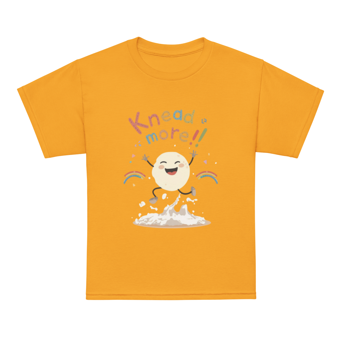 Knead More Fun V2 | Youth t-shirt Gold Apparel > Kids' T-Shirts ZomaModa