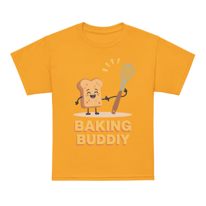 Baking Buddy V2 | Youth t-shirt Gold Apparel > Kids' T-Shirts ZomaModa
