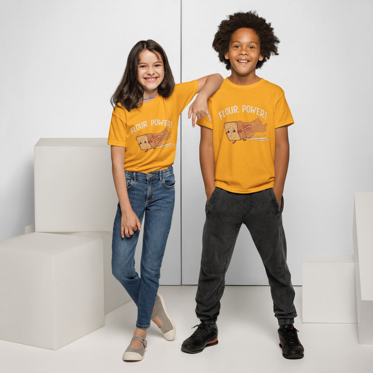 Flour Power V2 | Youth t-shirt Apparel > Kids' T-Shirts ZomaModa