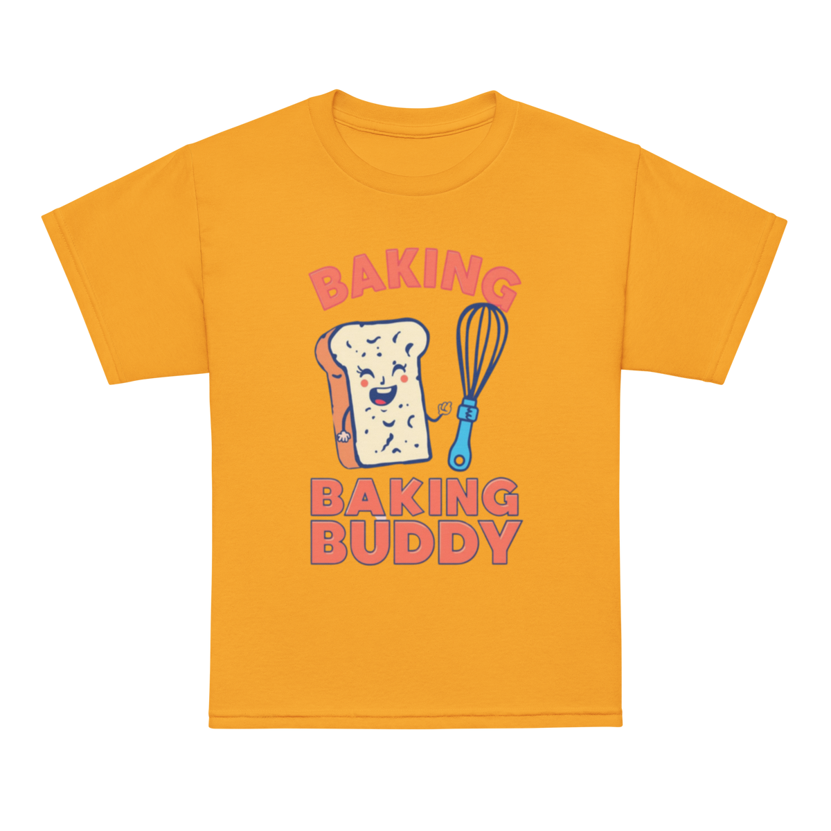 Baking Buddy V3 | Youth t-shirt Gold Apparel > Kids' T-Shirts ZomaModa